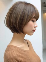 アビリタ(abilita)&nbsp;ボブ 丸みショート ひし形ショート オリーブベージュ 透明感