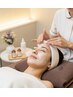 [リフトアップ効果大！]フェイシャルエステ＋ドライヘッドスパ　￥5500
