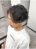 【メンズ人気No.1】洒落感◎波巻きパーマスタイル