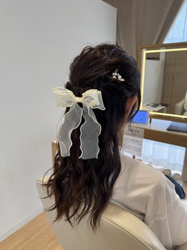 イデア 守谷店(IDEA) ハーフアップアレンジ