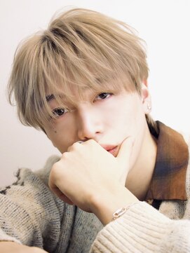 ミルクティーベージュニュアンスシースルーマッシュ