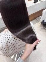 エンス 銀座(Ence)&nbsp;ココアブラウン/ミディアムレイヤー/オリーブグリーン/黒髪/銀座