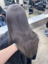 エン 栄店(enne)&nbsp;大人ガーリー/ダークアッシュ/ミディアムレイヤーカット/栄