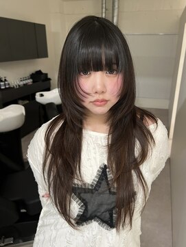 アドネ プライム(adne prime) シャギーカット×ミディアムレイヤー×シャギーウルフ|栄