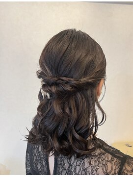 ココン(cocon) ハーフアップ