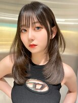 ハーツ 熊本(hearts.)&nbsp;大人気の透明感ヘーゼルベージュ×レイヤーカット