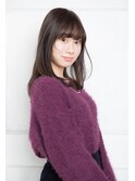 ストレートセミロング