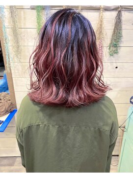 トーク 伊丹本店(TAL'KE) TAL'KE/バレイヤージュ×ローズピンク_518