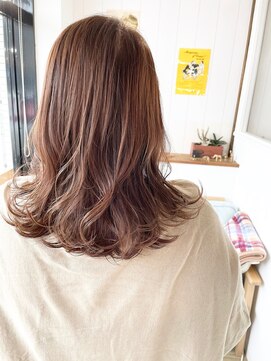 ハンズ(HANDs) 20代30代40代_艶感UPピンクベージュ_韓国ヘア_白髪カバー