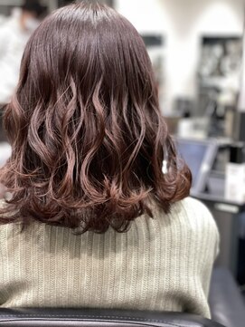 アッシュヘアー 西野店(ASH HAIR) ロブ×アッシュピンク