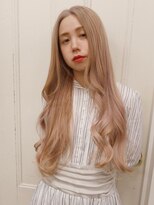 オペラ(OPERA by BALLET HAIR)&nbsp;ピンクベージュ ハイトーンロング 10代20代30台