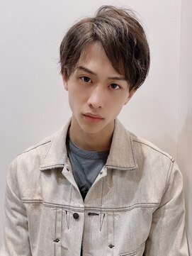 エムスラッシュ 新百合ヶ丘(M.SLASH) 新百合ヶ丘/ナチュラルパーマ/サイドパート/ニュアンスカラー