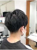 MEN'S HAIR  センターパート　サイドパート　韓国マッシュ