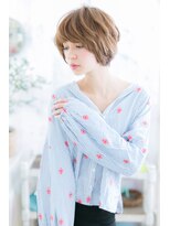 ミック ヘアアンドメイク アップ 駒込店(miq Hair&Make up)&nbsp;フレンチガーリーくせ毛ショート小顔ショートウルフa1