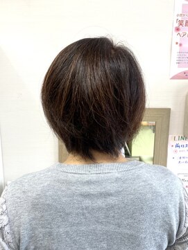 縁がわ 白髪染め(明るめブラウン)