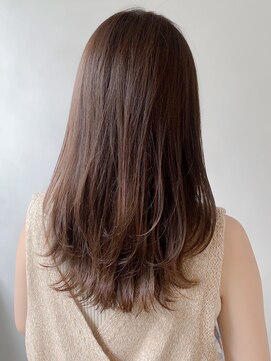 リヤン 表参道(lyann) ベビーバングボブルフナチュラルカールビターショコラベージュ