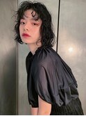 切りっぱなしボブ / パーマ