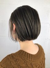 ラックスビーシュルー 亀有店(LUXBE Shuroo) イメチェンショートボブ/カーキグレージュ