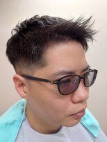 スマイル(Smile) アップバング　フォワード　バーバー　スキンフェード メンズ