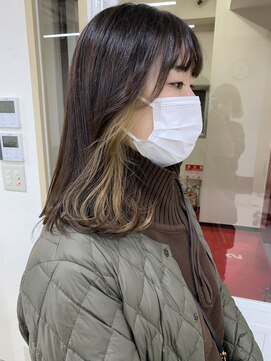 ランプ 柏(Lamp) インナーカラー/インナーカラーベージュ/透明感カラー