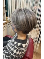 イノセンツ(Innocent'S) シルバーアッシュ/ショート/ダブルカラー