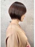 大人可愛い20代30代40代インナーカラー小顔ウルフレイヤーボブ
