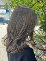 ナカオコアフュール(NAKAO COIFFURE)&nbsp;アッシュブラウン　ミディアム  透明感
