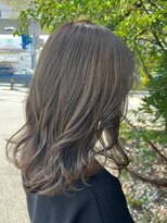 ナカオコアフュール(NAKAO COIFFURE) アッシュブラウン　ミディアム  透明感