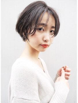 モリオ フロム ロンドン サッポロファクトリー店(morio FROM LONDON) 札幌ショート 大人かわいい黒髪ひし形ショートボブ