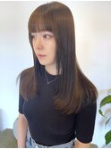 ナチュラルストレートヘア