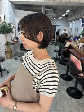 シールドヘアー 沖縄 新都心(C'LD Hair) ショートボブ/ショート/ショートカット/丸みショート/ボブ