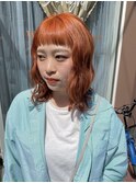 オン眉オレンジ