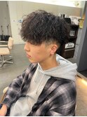 ツイストスパイラルパーマツイストパーマメンズマッシュパーマ