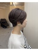 ハンサムショートマッシュショート前髪カット顔まわり