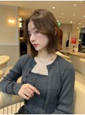 髪質改善＊前髪なしミニウルフレイヤーボブ＊美髪【Zina宮益坂】