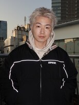 スタニング 渋谷(STUNNING.) メンズカット/スパイキーショート/ケアブリーチホワイトベージュ