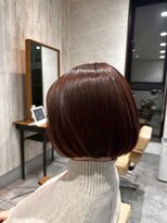 エヌアンドエー 杉戸高野台店(N&A)&nbsp;シルエットで魅せるフェミニンな丸みボブ/艶カラー/髪質改善