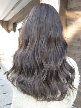 ルーナヘアー(LUNA hair) ブリーチダブルカラーグレージュブラウン暗め白髪ぼかしカラー