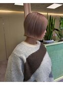 [金沢/ボブ/韓国/レイヤーカット/ブリーチなしダブルカラー]