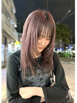 ユニークノベル 中央林間(unique novel)&nbsp;トーン指定内で可愛くしたい！派手じゃないピンクベージュ