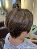 ショートハイライトスタイル 30代40代50代60代 土浦