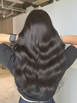 アマトウキョウ アユンチェ(AMA TOKYO×AYUNCHE) ブリーチなし　グレージュ　艶カラー　透明感カラー