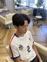 アレス バイ シカ 神戸三宮元町店(ALLES by Cica)&nbsp;フェザーショートフェザーパーマニュアンスパーマショートヘア