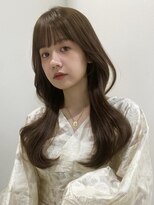 ノイ 銀座(noi)&nbsp;顔周りレイヤーカットロングレイヤーボブ韓国ヘアハッシュカット