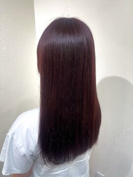 ヘアー ホスピタル ソアン(hair hospital soan) ボルドーブラウン  ×  ロング