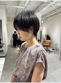 別府ショートボブ顔まわりレイヤーカット髪質改善カラー30代