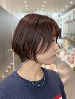 ロンドシエル 横浜(Lond ciel)&nbsp;ココアベージュ/バーガンディ/ショート/髪質改善/縮毛矯正/横浜