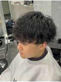 波巻きパーマ/マッシュ/ツーブロック/メンズパーマ