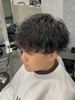 クロムトウキョウ ザ バーバー ネオン 新宿店(CHROM TOKYO the Barber ne/on) 波巻きパーマ/マッシュ/ツーブロック/メンズパーマ