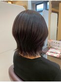 髪質改善/顔周りレイヤーカット/グレージュ[千葉/千葉駅]
